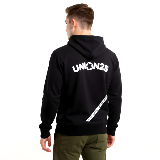Hoodie Union25 NB DarkBlack (Hombre)