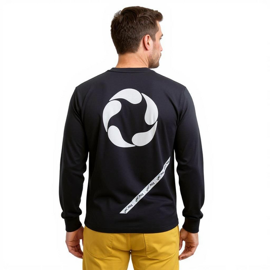 Camiseta Manga Larga Union25 CB Black (Hombre)