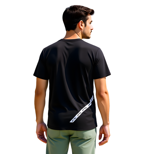 Camiseta manga corta Union25 EB Black (Hombre)