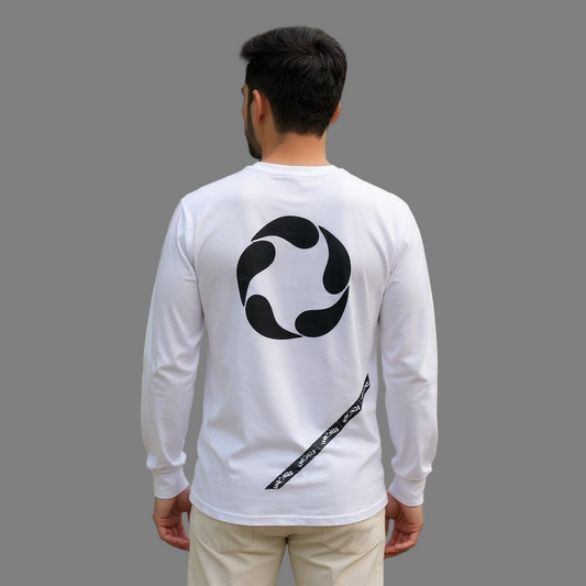 Camiseta Manga Larga Union25 CB White (Hombre)