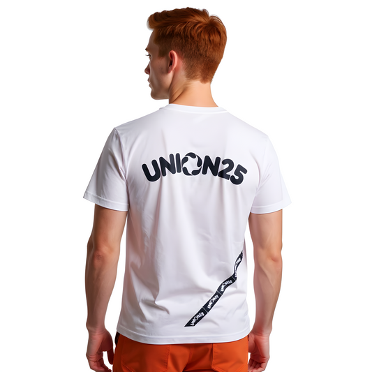 Camiseta manga corta Union25 NB White (Hombre)