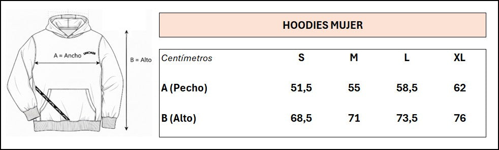 Hoodie Union25 CB Darkblack (Mujer)