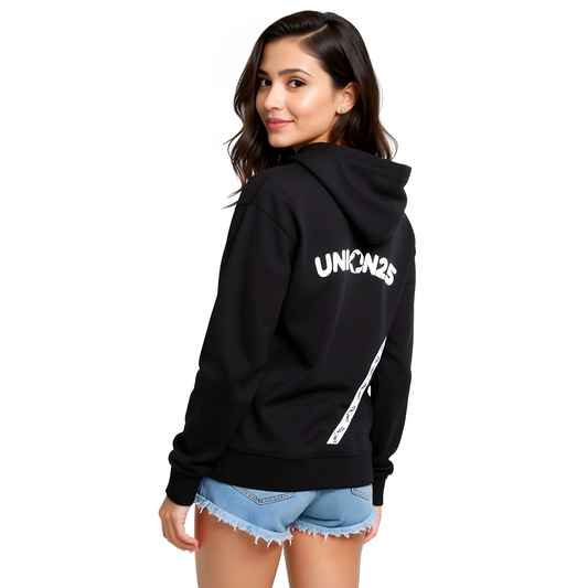Hoodie Union25 NB Darkblack (Mujer)