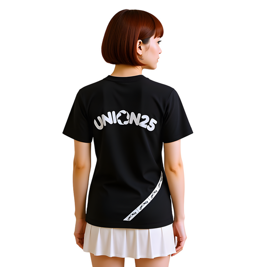 Camiseta manga corta Union25 NB Black (Mujer)