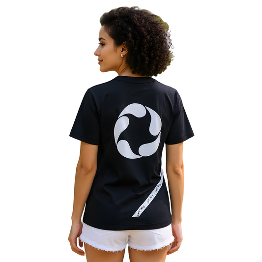 Camiseta manga corta Union25 CB Black (Mujer)