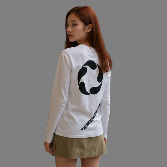 Camiseta Manga Larga Union25 CB White (Mujer)