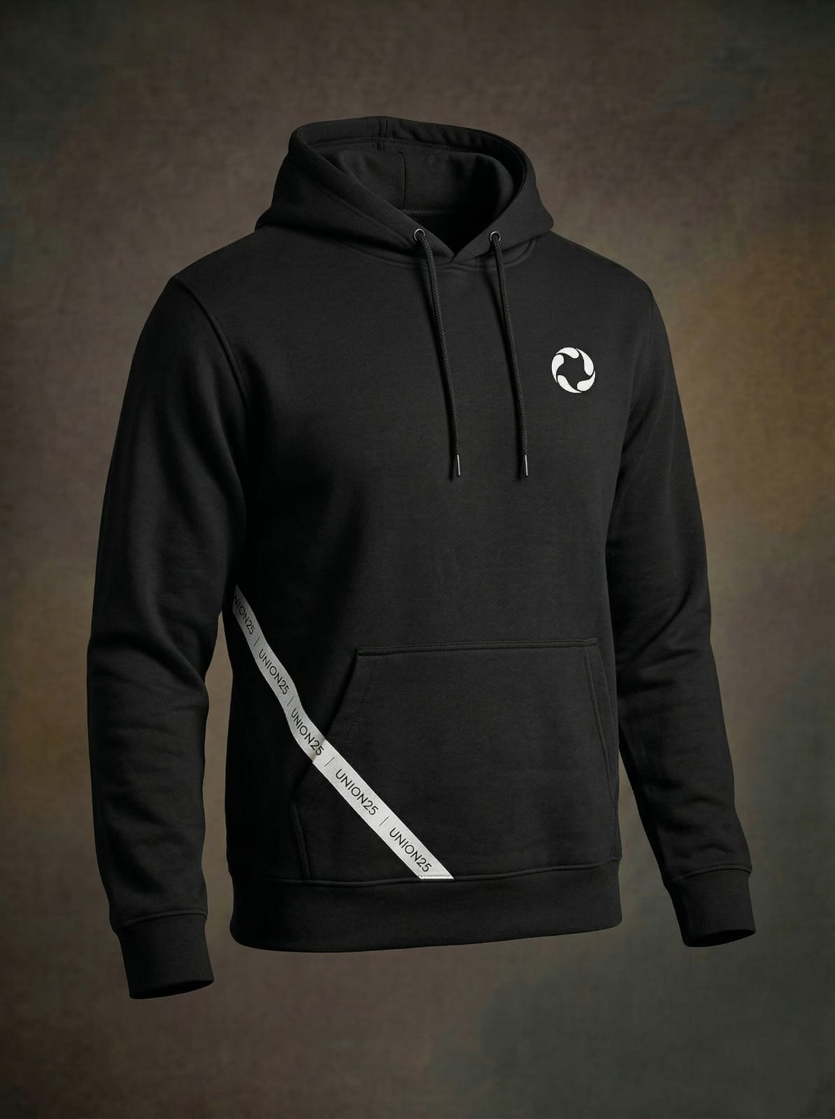 Hoodie Union25 NB DarkBlack (Hombre)