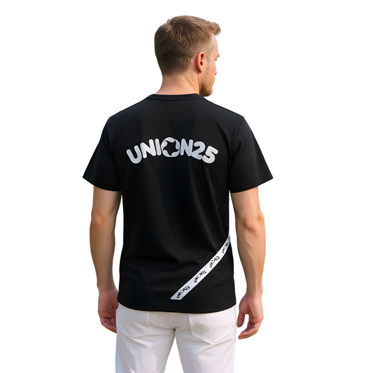 Camiseta manga corta Union25 NB Black (Hombre)