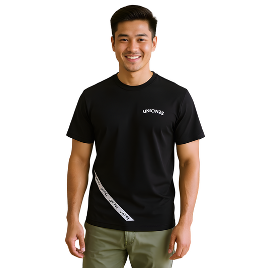 Camiseta manga corta Union25 CB Black (Hombre)