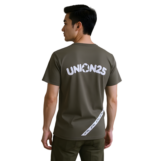 Camiseta manga corta Union25 NB Khaki (Hombre)