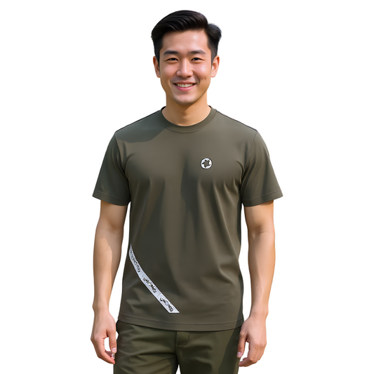 Camiseta manga corta Union25 NB Khaki (Hombre)