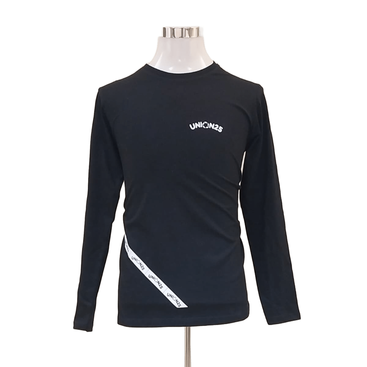 Camiseta Manga Larga Union25 CB Black (Hombre)