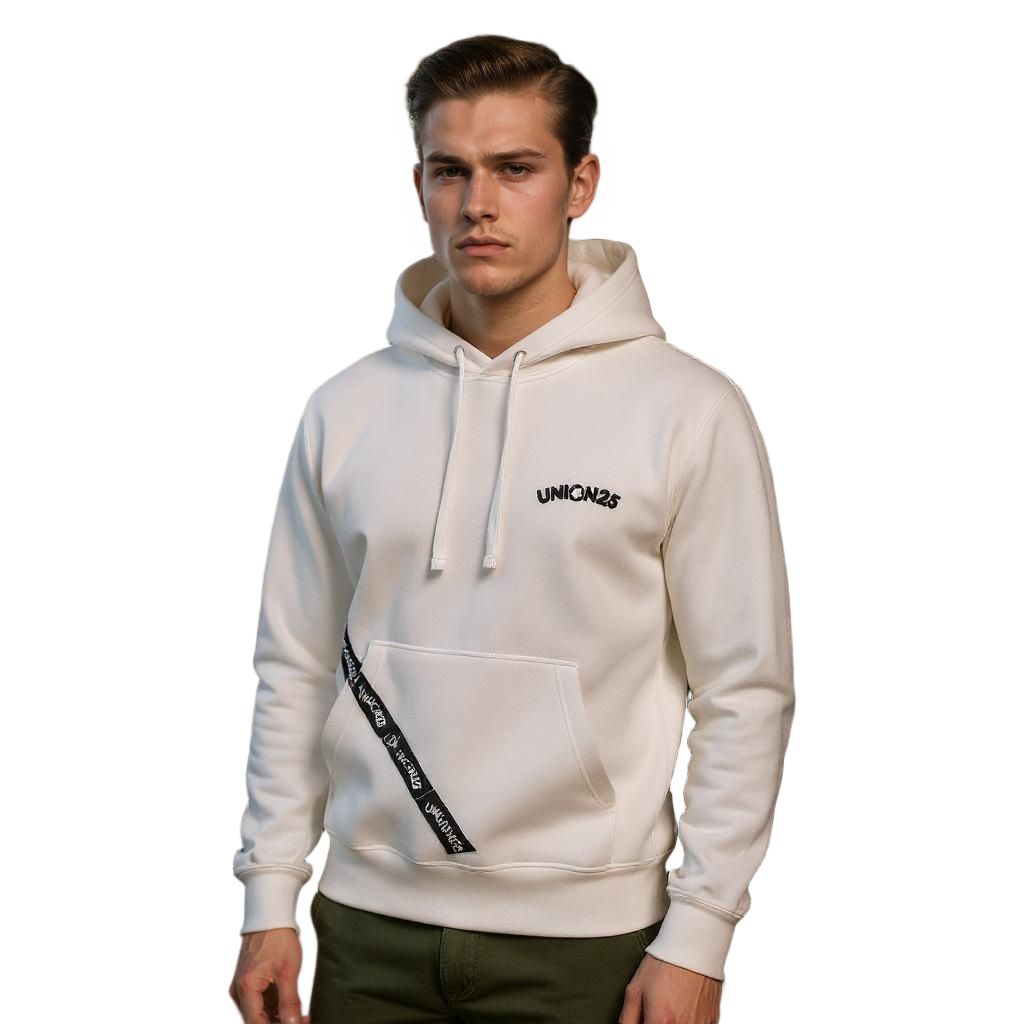 Hoodie Union25 CB Snowwhite (Hombre)