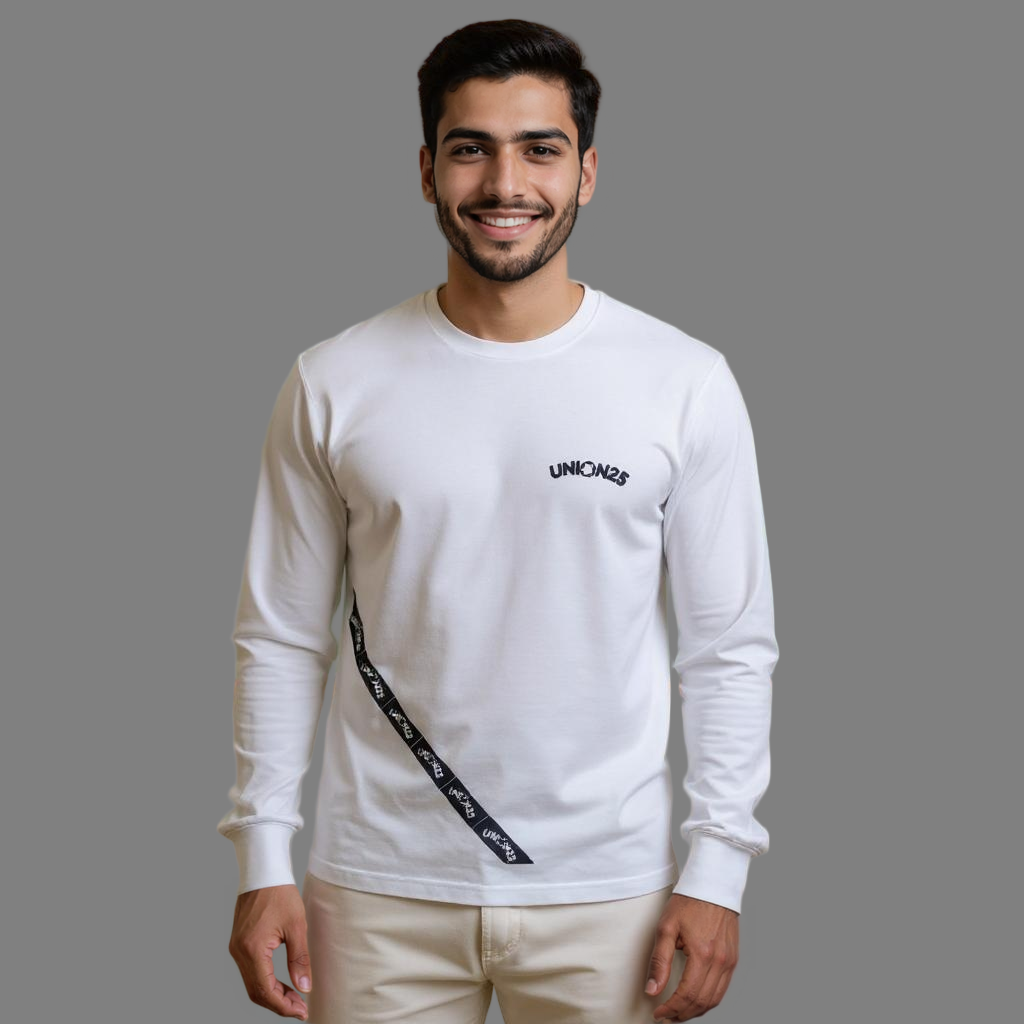 Camiseta Manga Larga Union25 CB White (Hombre)