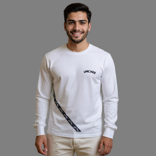 Camiseta Manga Larga Union25 CB White (Hombre)