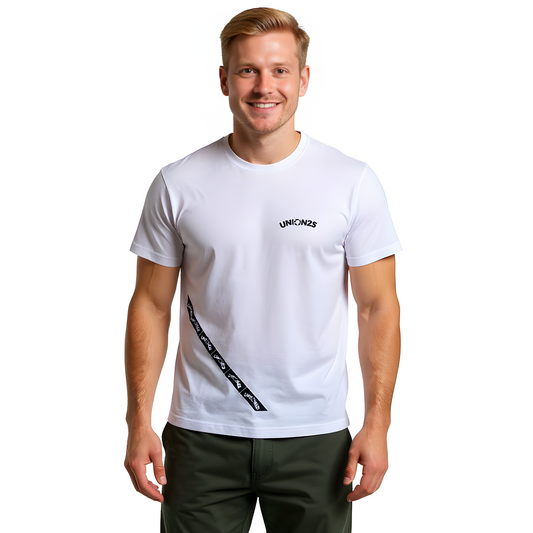 Camiseta manga corta Union25 EB White (Hombre)
