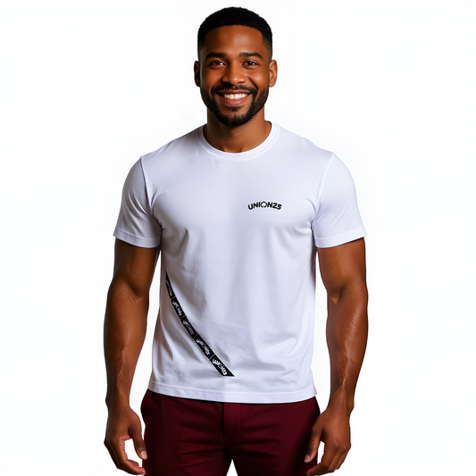 Camiseta manga corta Union25 CB White (Hombre)