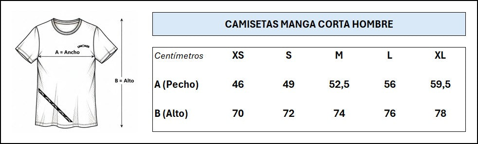 Camiseta manga corta Union25 CB Black (Hombre)
