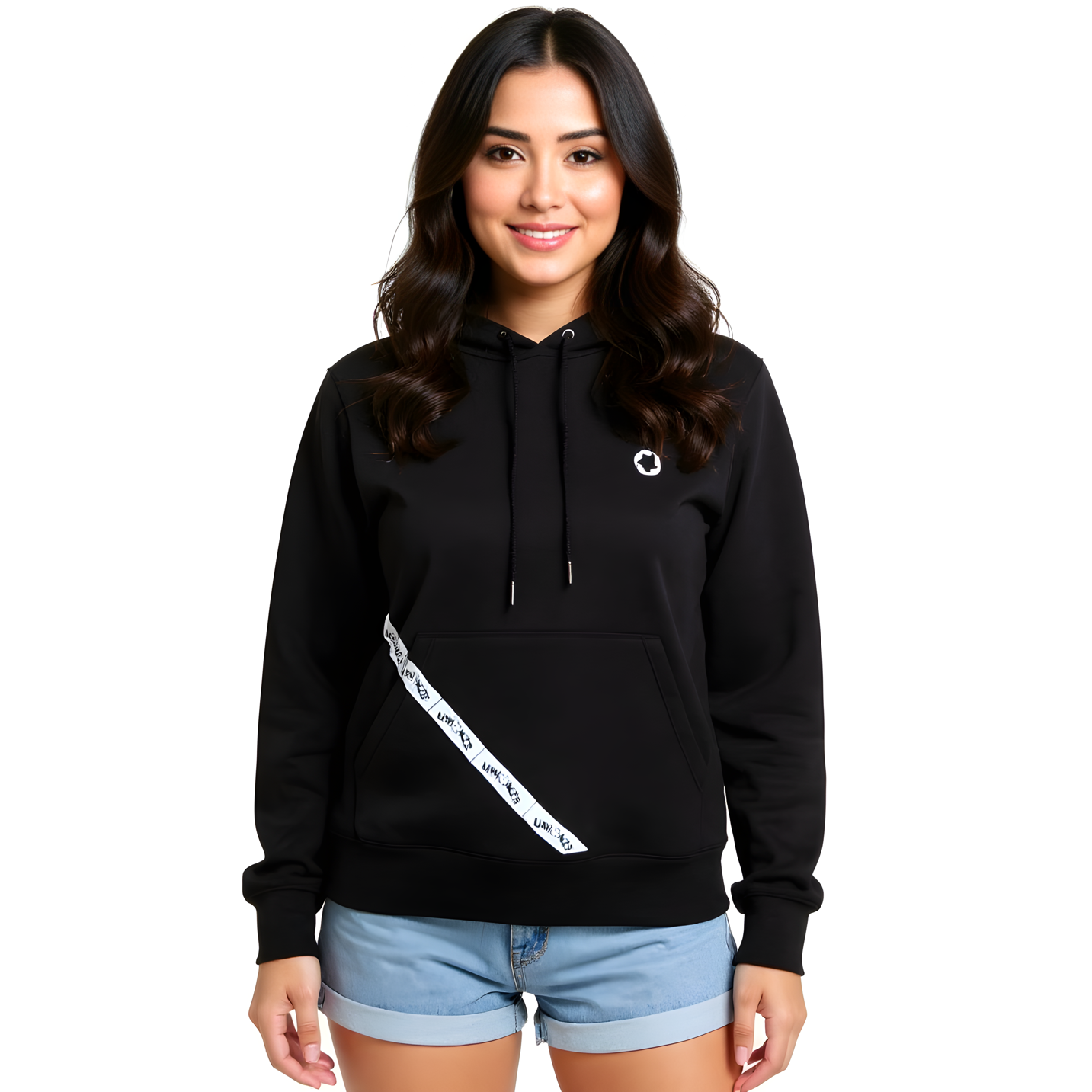 Hoodie Union25 NB Darkblack (Mujer)