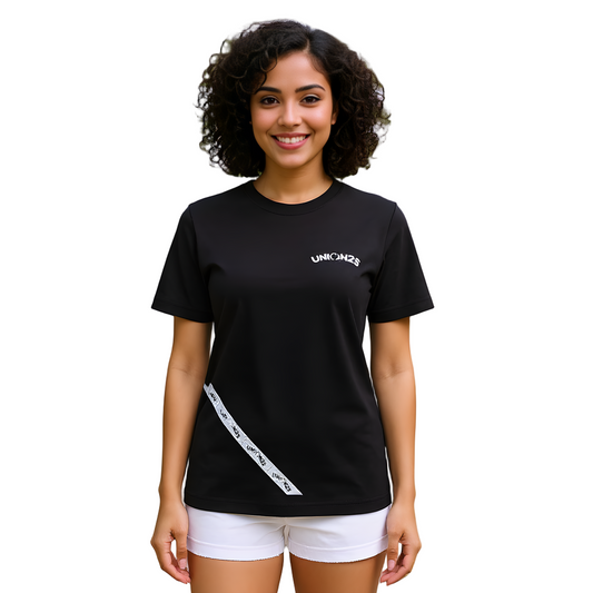 Camiseta manga corta Union25 CB Black (Mujer)