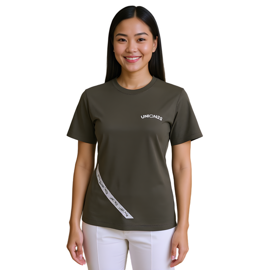 Camiseta manga corta Union25 EB Khaki (Mujer)