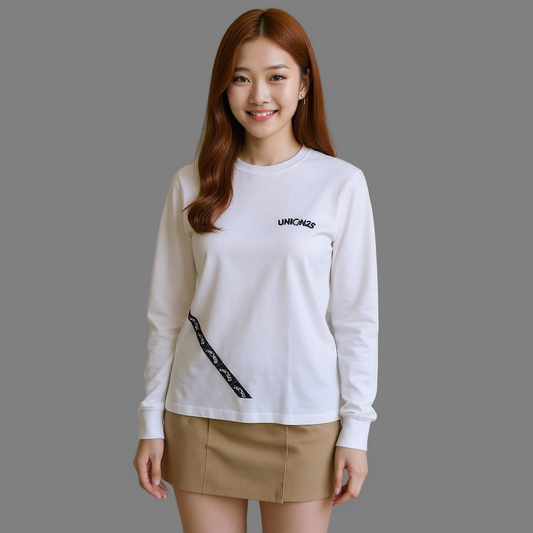 Camiseta Manga Larga Union25 CB White (Mujer)