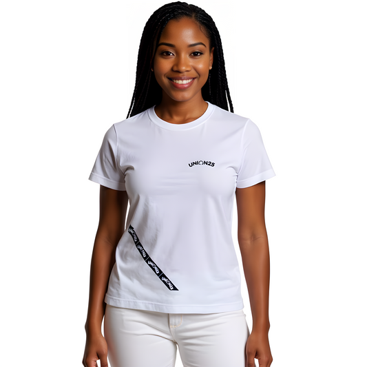Camiseta manga corta Union25 EB White (Mujer)
